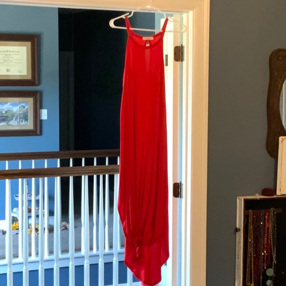 Long maxi dress.
